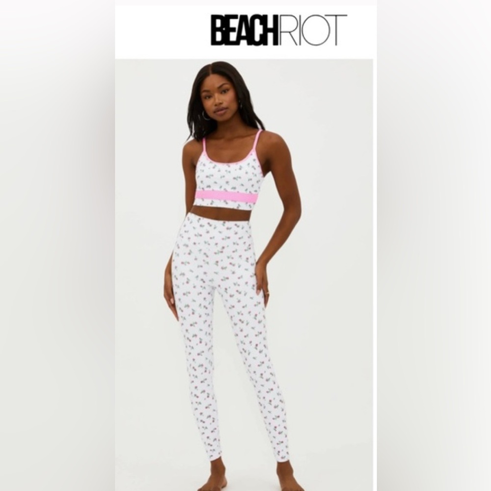 Beach Riot Piper Legging Peony Blossom